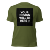 custom pet t-shirt color Olive