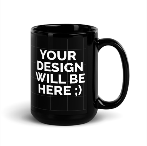 Black Coffee Mug